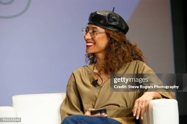 Elaine Welteroth speaks onstage at TRIBE BUILDING 2.0: Engaging a Conscious Community Online & IRL during SXSW at Austin Convention Center on March...