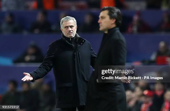 Manchester United v Sevilla - UEFA Champions League - Round of 16 - Second Leg - Old Trafford Manchester United v Sevilla - UEFA Champions League - Round of 16 - Second Leg - Old Trafford