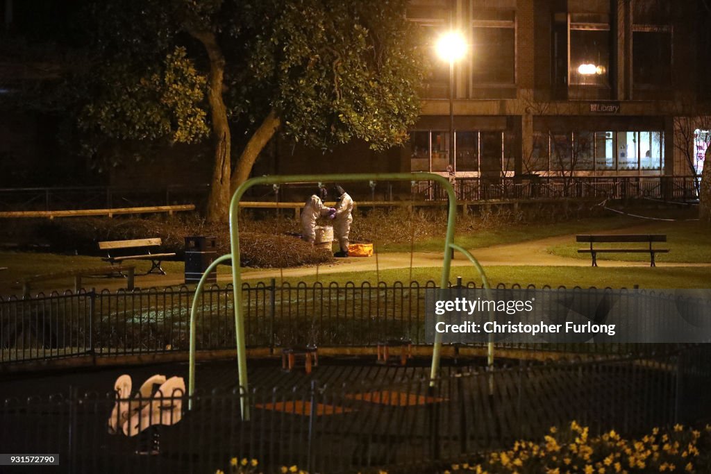 Investigations Continue At The Scene Of Salisbury Spy Poisoning