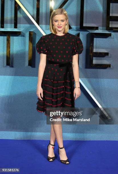 Ava Phillippe attends the European Premiere of 'A Wrinkle In Time' at BFI IMAX on March 13, 2018 in London, England.