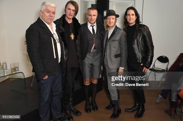 Thom Browne, Gareth Pugh, Thom Browne, Stephen Jones and Tod Lyn attend Thom Browne In Conversation with Sarabande: The Lee Alexander McQueen...