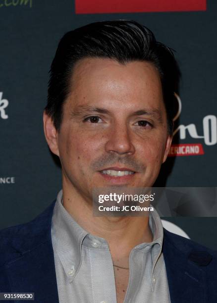 Actor Enrique Sapene attends the 5th Annual Premios PLATINO Of Iberoamerican Cinema Nominations Announcement at Hollywood Roosevelt Hotel on March...