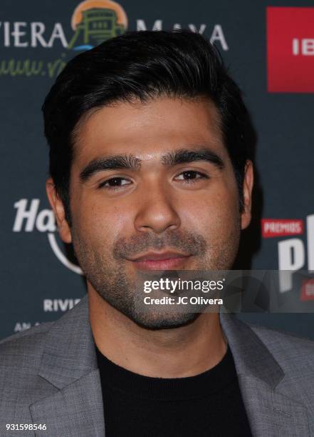 Actor J.M. Longoria attends the 5th Annual Premios PLATINO Of Iberoamerican Cinema Nominations Announcement at Hollywood Roosevelt Hotel on March 13,...