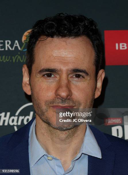 Actor Luis Miguel Segui attends the 5th Annual Premios PLATINO Of Iberoamerican Cinema Nominations Announcement at Hollywood Roosevelt Hotel on March...