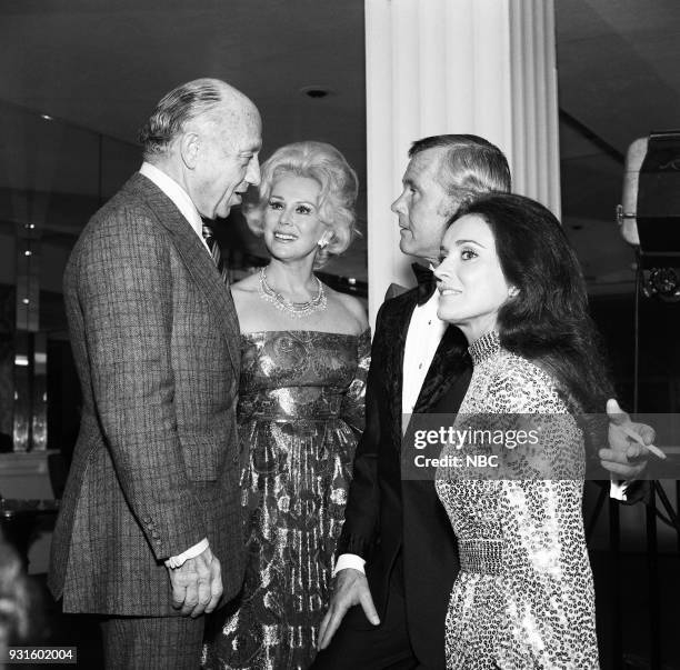 10th Anniversary Party" -- Pictured: Guest, actress Zsa Zsa Gabor during the 'Tonight Show Starring Johnny Carson" 10th Anniversary party on...