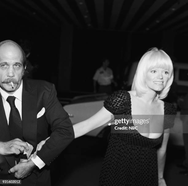 10th Anniversary Party" -- Pictured: Photographer Barry Feinstein and wife, The Tonight Show's Carol Wayne during the 'Tonight Show Starring Johnny...
