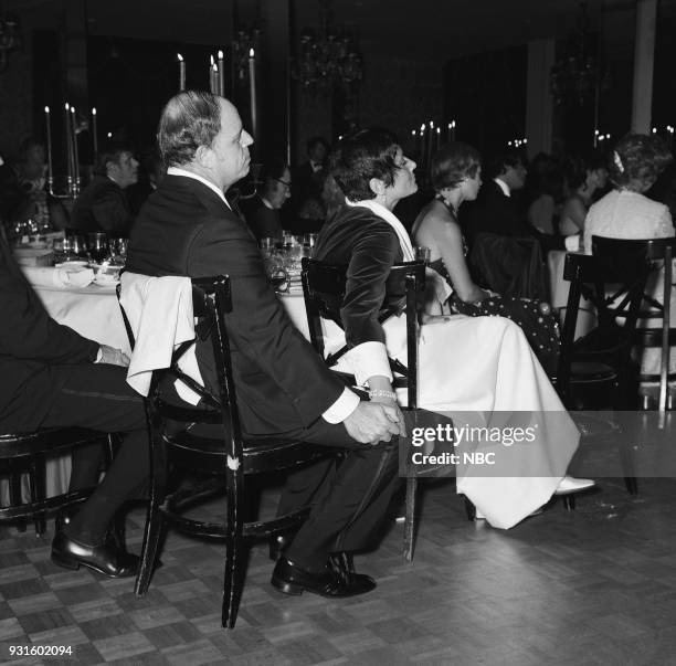 10th Anniversary Party" -- Pictured: Comedian Don Rickles with wife Barbara Rickles during the 'Tonight Show Starring Johnny Carson' 10th Anniversary...