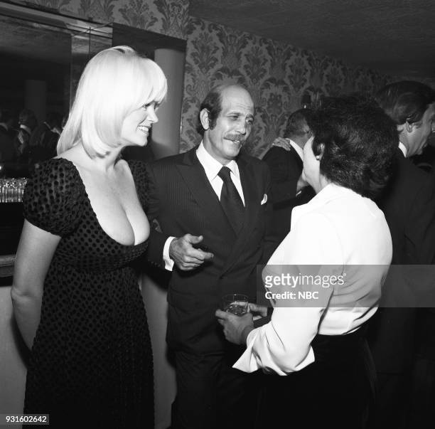 10th Anniversary Party" -- Pictured: The Tonight Show's Carol Wayne, husband photographer Barry Feinstein during the 'Tonight Show Starring Johnny...