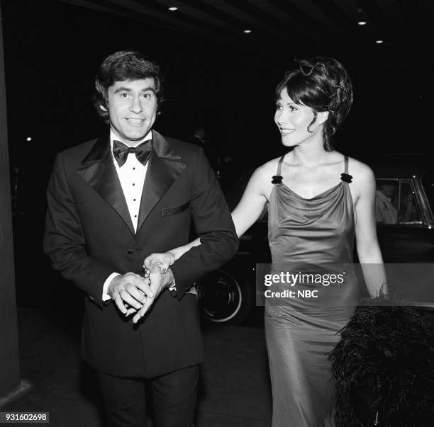 10th Anniversary Party" -- Pictured: Actor James Farentino and wife, actress Michele Lee during the 'Tonight Show Starring Johnny Carson' 10th...