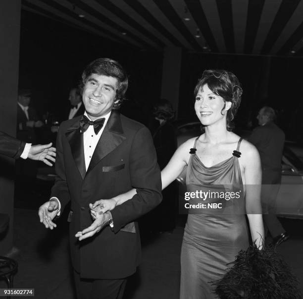 10th Anniversary Party" -- Pictured: Actor James Farentino and wife, actress Michele Lee during the 'Tonight Show Starring Johnny Carson' 10th...