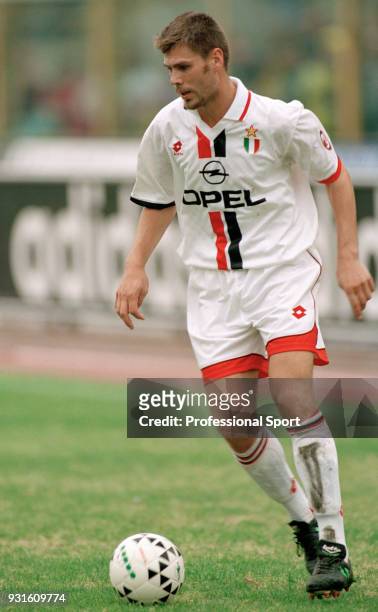 Zvonimir Boban of AC Milan in action, circa 1997.
