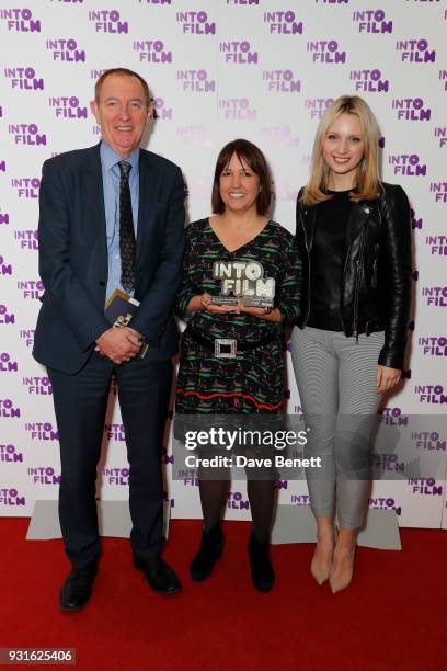 Paddington 2 wins Family Film of the year presented by Kevin Barron and Emily Berrington to producer Alexandra Ferguson-Derbyshire with their award...