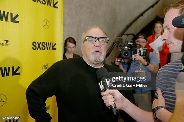 Paul Schrader attends the premiere of the new film "First Reformed" at the Stateside Theatre during South By Southwest on March 13, 2018 in Austin,...