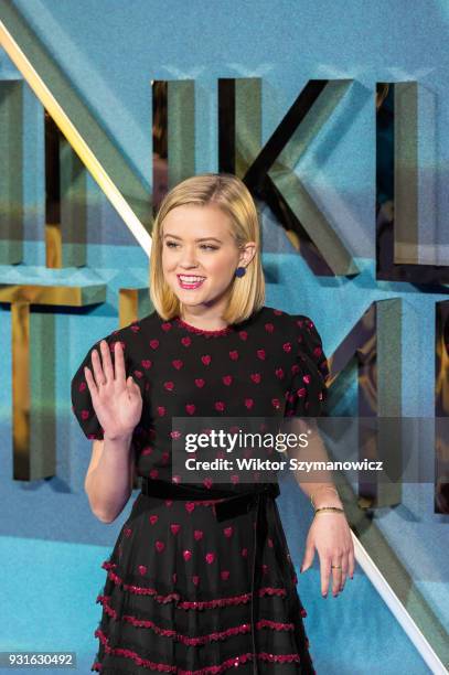 Ava Phillippe arrives for the European film premiere of 'A Wrinkle in Time' at the BFI Imax cinema in the South Bank district of London. March 13,...