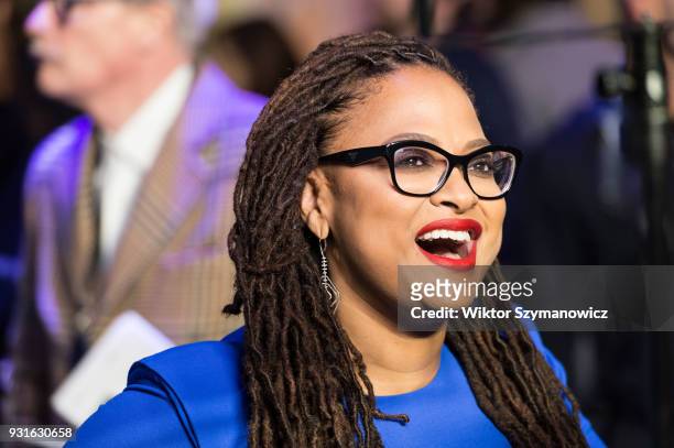 Ava DuVernay arrives for the European film premiere of 'A Wrinkle in Time' at the BFI Imax cinema in the South Bank district of London. March 13,...