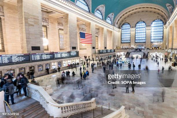 General view of the Grand Central Terminal in New York City.