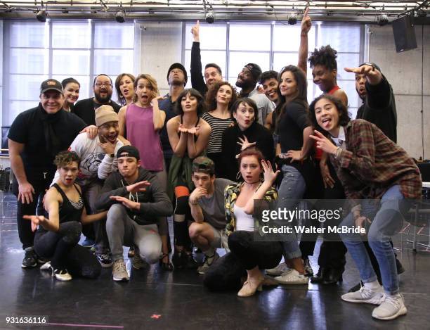Members of the 'In the Heights' company during the Broadway Center Stage Rehearsal for 'In the Heights' on March 13, 2018 at Baryshnikov Arts Center...
