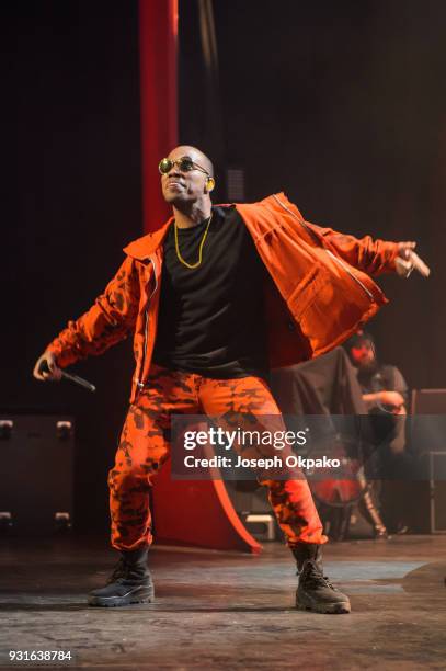 Anderson Paak performs at Brixton Academy on March 13, 2018 in London, England.