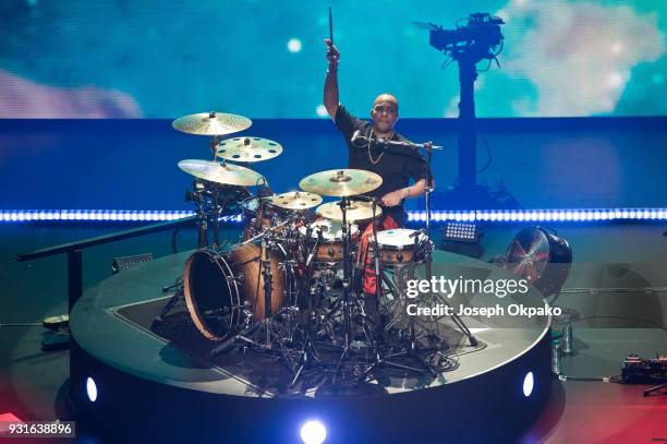 Anderson Paak performs at Brixton Academy on March 13, 2018 in London, England.