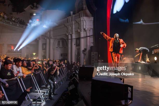 Anderson Paak performs at Brixton Academy on March 13, 2018 in London, England.