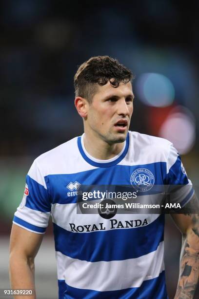 Pawel Wszolek of Queens Park Rangers during the Sky Bet Championship match between Aston Villa and Queens Park Rangers at Villa Park on March 13,...