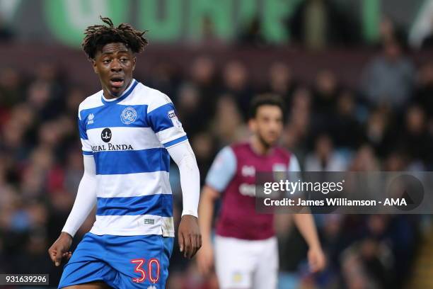 Eberechi Eze of Queens Park Rangers during the Sky Bet Championship match between Aston Villa and Queens Park Rangers at Villa Park on March 13, 2018...