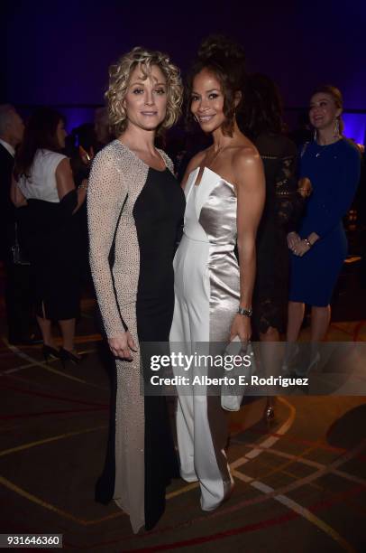 Hosts Teri Polo and Sherri Saum attend A Legacy Of Changing Lives presented by the Fulfillment Fund at The Ray Dolby Ballroom at Hollywood & Highland...