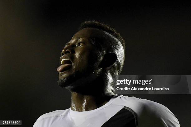 Duvier RiascosÂ of Vasco da Gama reacts during a Group Stage match between Vasco and Universidad de Chile as part of Copa CONMEBOL Libertadores 2018...