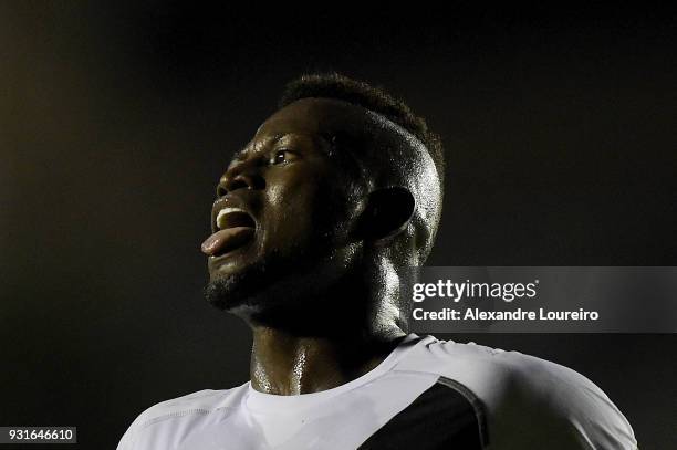 Duvier RiascosÂ of Vasco da Gama reacts during a Group Stage match between Vasco and Universidad de Chile as part of Copa CONMEBOL Libertadores 2018...