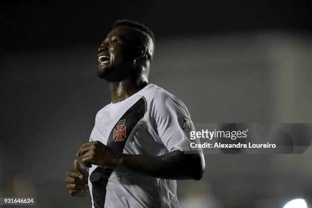 Duvier RiascosÂ of Vasco da Gama reacts during a Group Stage match between Vasco and Universidad de Chile as part of Copa CONMEBOL Libertadores 2018...
