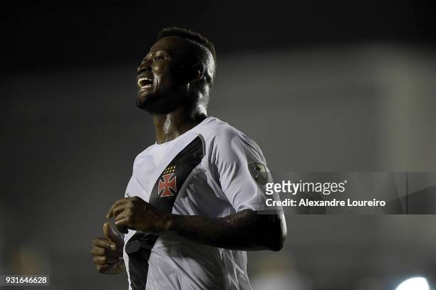 Duvier RiascosÂ of Vasco da Gama reacts during a Group Stage match between Vasco and Universidad de Chile as part of Copa CONMEBOL Libertadores 2018...
