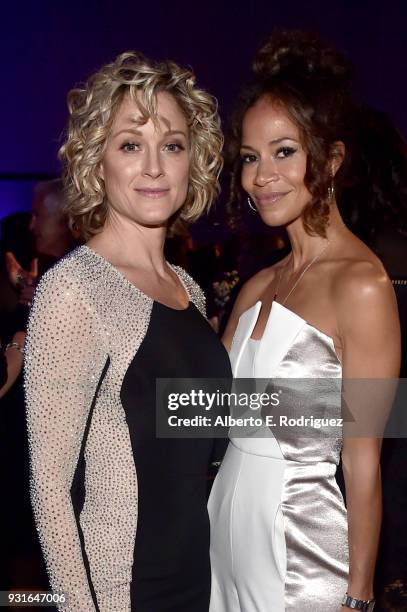 Hosts Teri Polo and Sherri Saum attend A Legacy Of Changing Lives presented by the Fulfillment Fund at The Ray Dolby Ballroom at Hollywood & Highland...