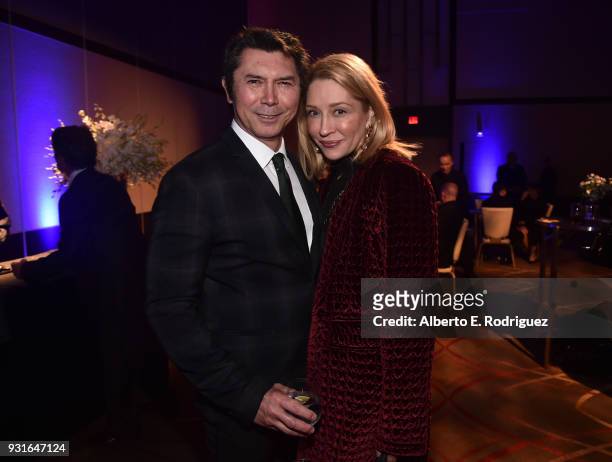 Lou Diamond Phillips and Yvonne Boismier Phillips attend A Legacy Of Changing Lives presented by the Fulfillment Fund at The Ray Dolby Ballroom at...