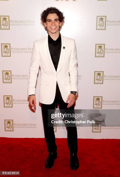 Cameron Boyce attends A Legacy Of Changing Lives presented by the Fulfillment Fund at The Ray Dolby Ballroom at Hollywood & Highland Center on March...