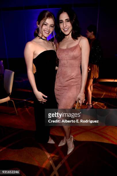 Kerri Medders and Gabrielle Ruiz attend A Legacy Of Changing Lives presented by the Fulfillment Fund at The Ray Dolby Ballroom at Hollywood &...