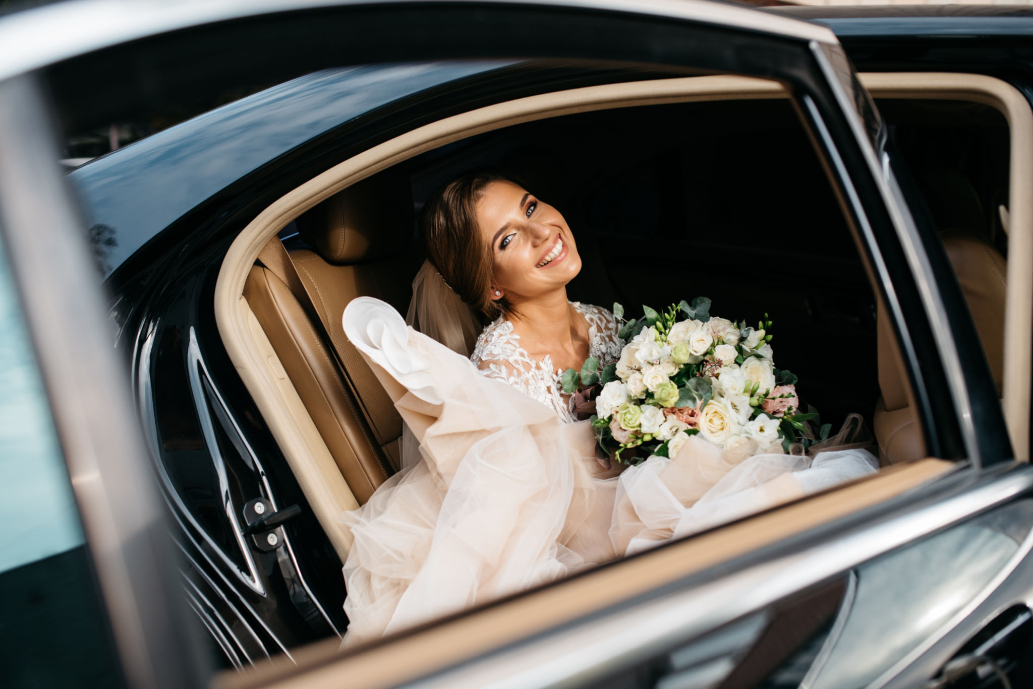 winter wedding transportation