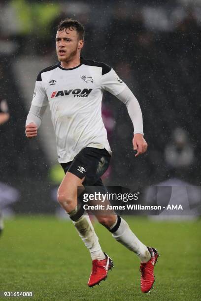 Alex Cover of Derby County during the Premier League 2 match between Derby County and Manchester City on March 9, 2018 in Derby, England.