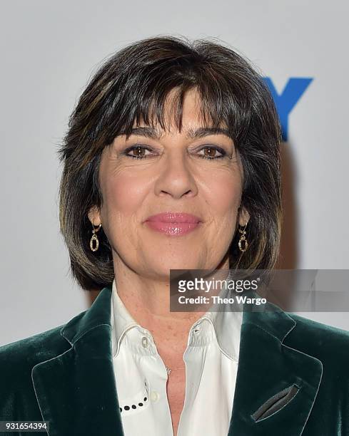 Christiane Amanpour attends 92nd Street Y Presents: Christiane Amanpour In Conversation With Maureen Dowd at 92nd Street Y on March 13, 2018 in New...
