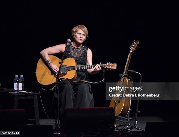 Shawn Colvin live in concert at Bergen Performing Arts Center on March 13, 2018 in Englewood, New Jersey.