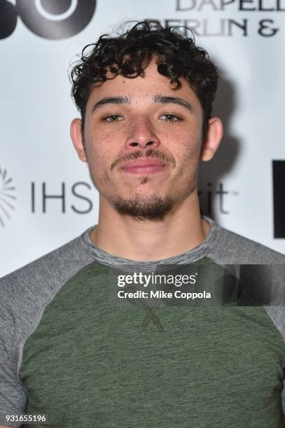 Anthony Ramos attends Opening Act's 12th Annual Benefit Play Reading "Hear Me Here" At New World Stages on March 13, 2018 in New York City.