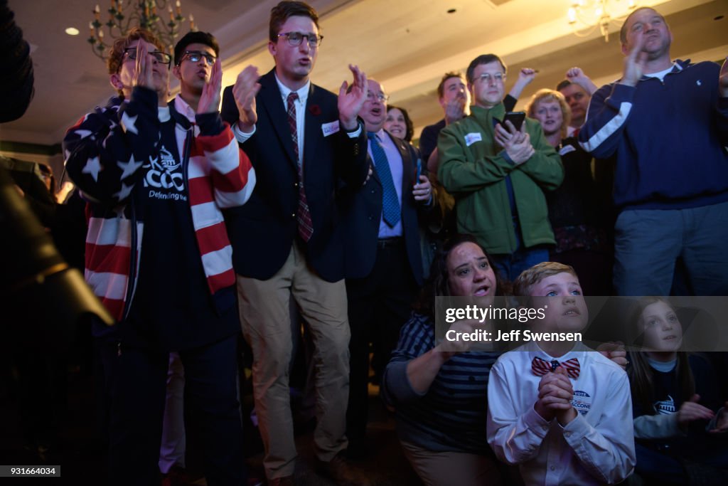 GOP PA Congressional Candidate Rick Saccone Holds Election Night Event