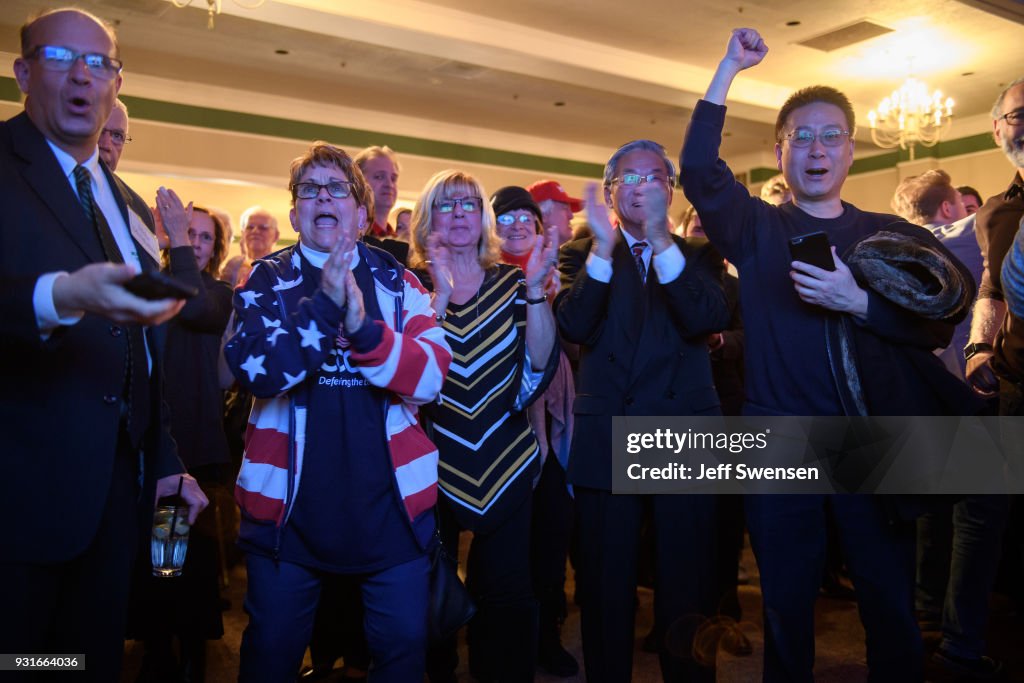 GOP PA Congressional Candidate Rick Saccone Holds Election Night Event