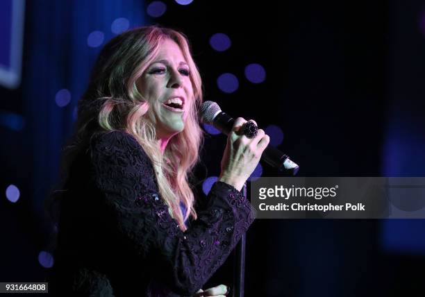 Rita Wilson performs onstage during A Legacy Of Changing Lives presented by the Fulfillment Fund at The Ray Dolby Ballroom at Hollywood & Highland...