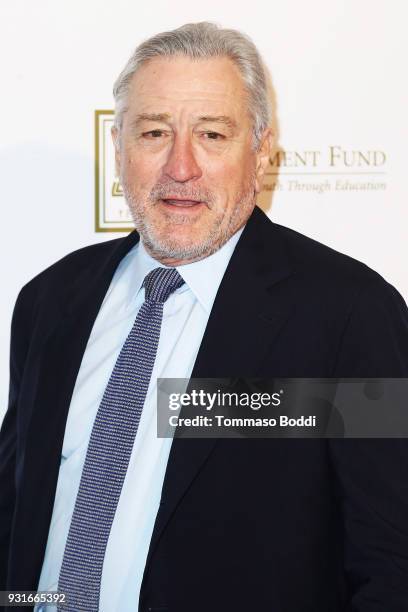 Robert De Niro attends A Legacy Of Changing Lives Presented By The Fulfillment Fund at The Ray Dolby Ballroom at Hollywood & Highland Center on March...