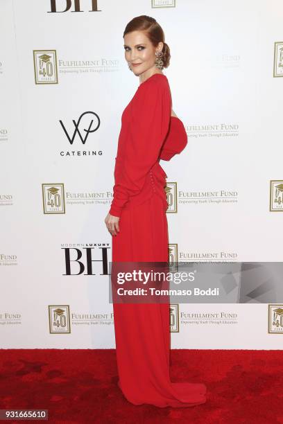Darby Stanchfield attends A Legacy Of Changing Lives Presented By The Fulfillment Fund at The Ray Dolby Ballroom at Hollywood & Highland Center on...