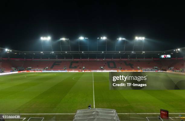 General view prior the Second Bundesliga match between FC Ingolstadt 04 and VfL Bochum 1848 at Audi Sportpark on March 5, 2018 in Ingolstadt, Germany.