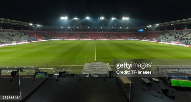General view prior the Second Bundesliga match between FC Ingolstadt 04 and VfL Bochum 1848 at Audi Sportpark on March 5, 2018 in Ingolstadt, Germany.