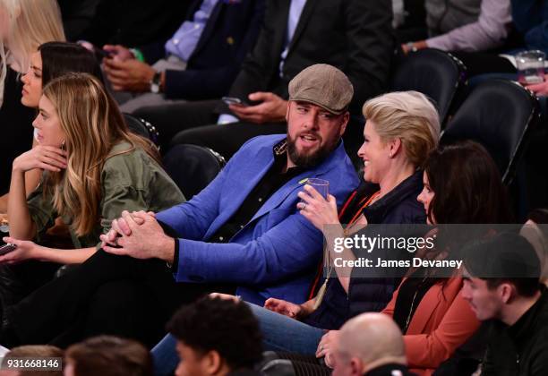 Chris Sullivan attends the New York Knicks Vs Dallas Mavericks game at Madison Square Garden on March 13, 2018 in New York City.