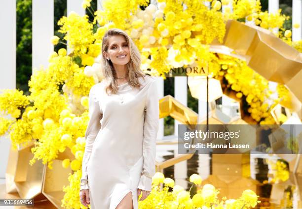 Kate Waterhouse attends the Pandora Gold Party at The Calyx on March 14, 2018 in Sydney, Australia.