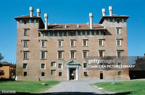 Ducal palace, 1444-1478, by Luca Fancelli , Revere, Lombardy, Italy, 15th century.